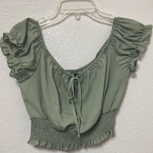 GREEN FAIRY CROP TOP🧚🏻♀️